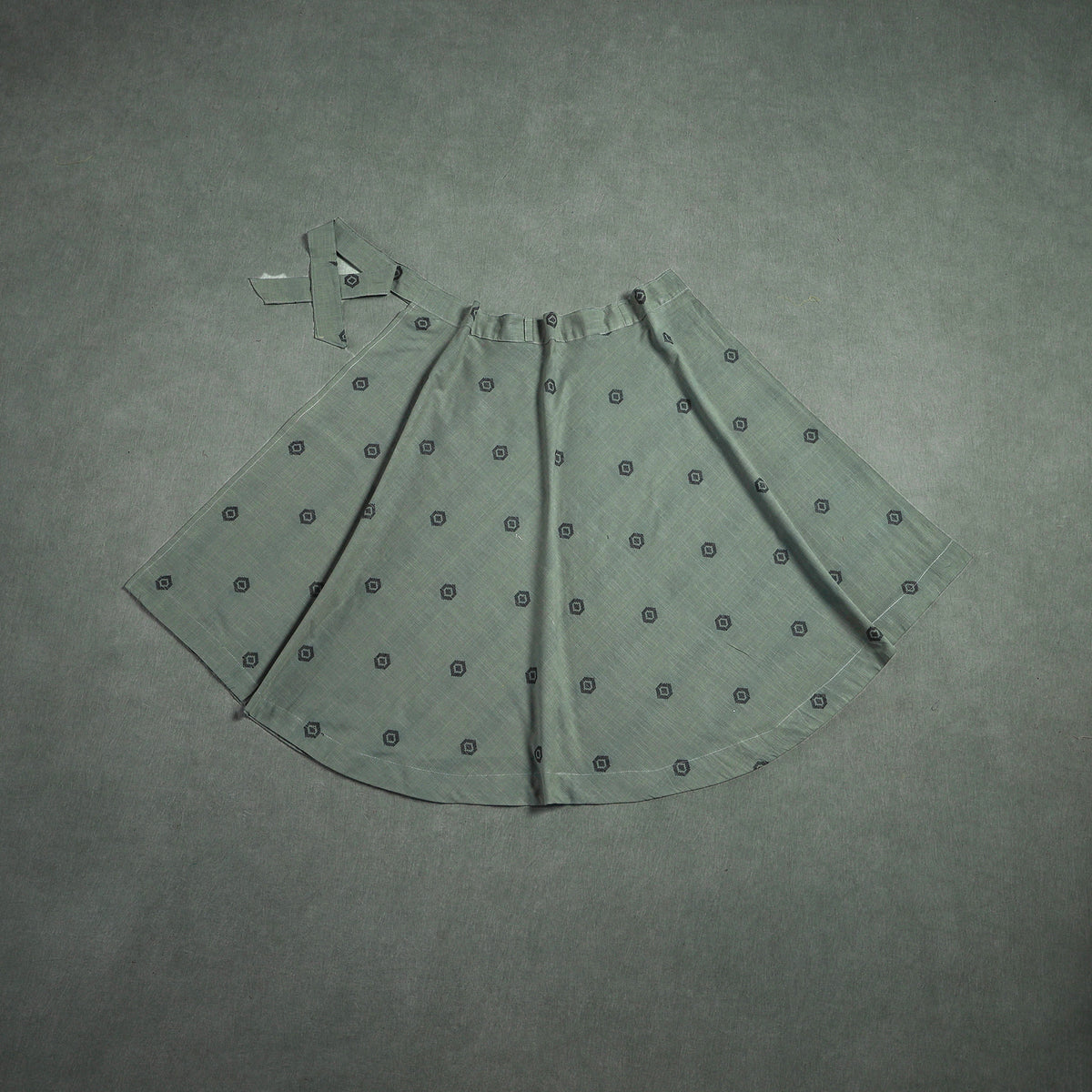 Jacquard Cotton Wrap Around Skirt 158