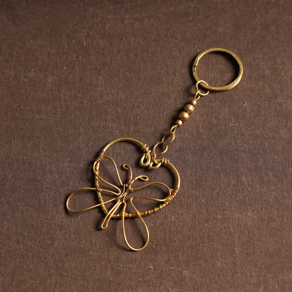 brass keychain 