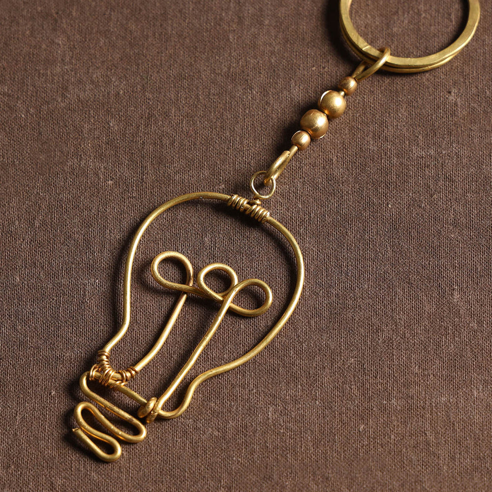 brass keychain