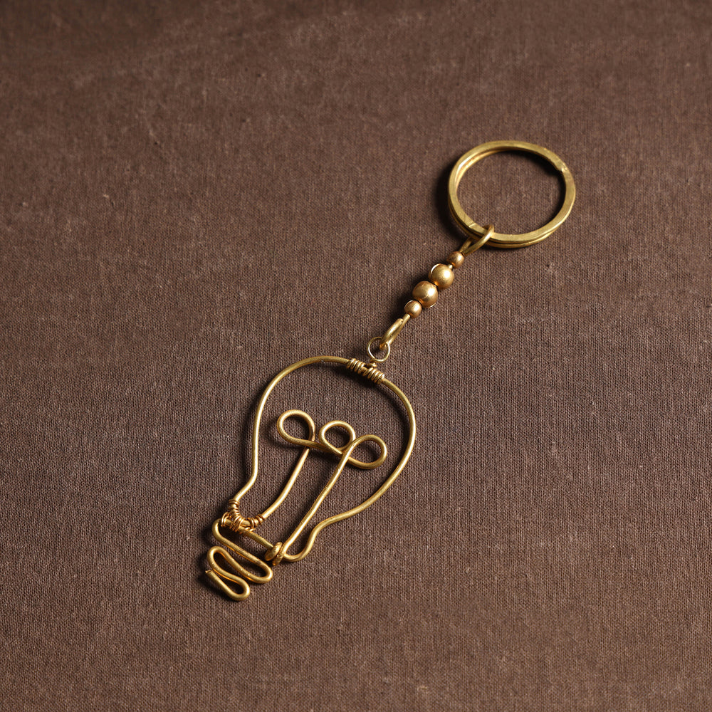 brass keychain