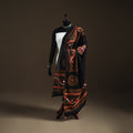 Kutch Hand Embroidered Mirror Work Printed Cotton Dupatta 03
