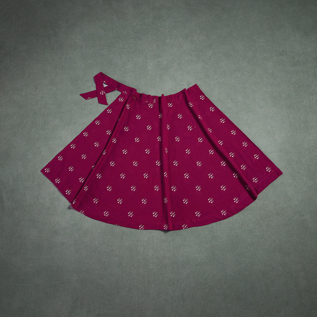 Jacquard Cotton Wrap Around Skirt 161