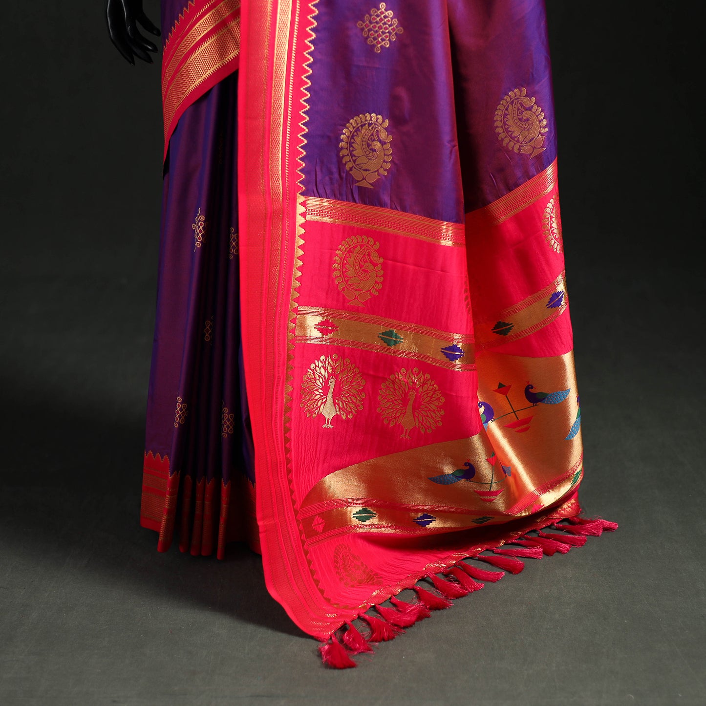 Bangalore Silk Zari Border Saree 23
