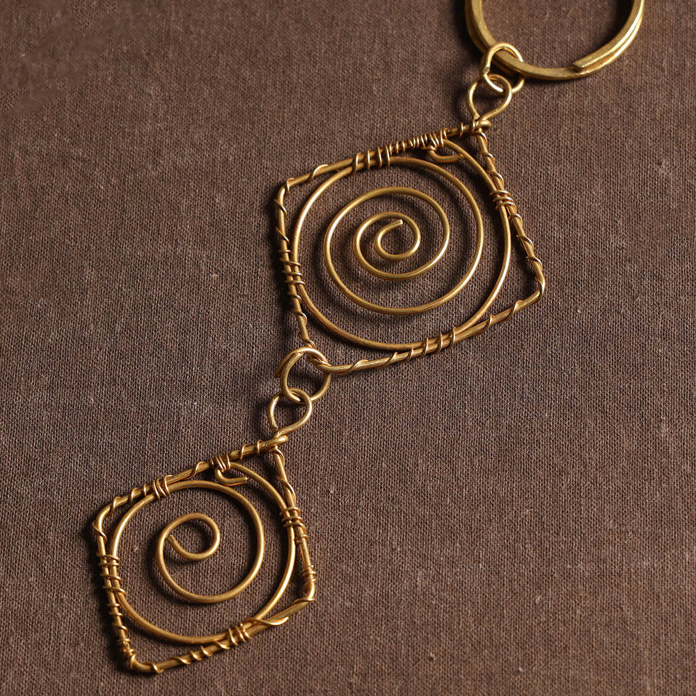 brass keychain