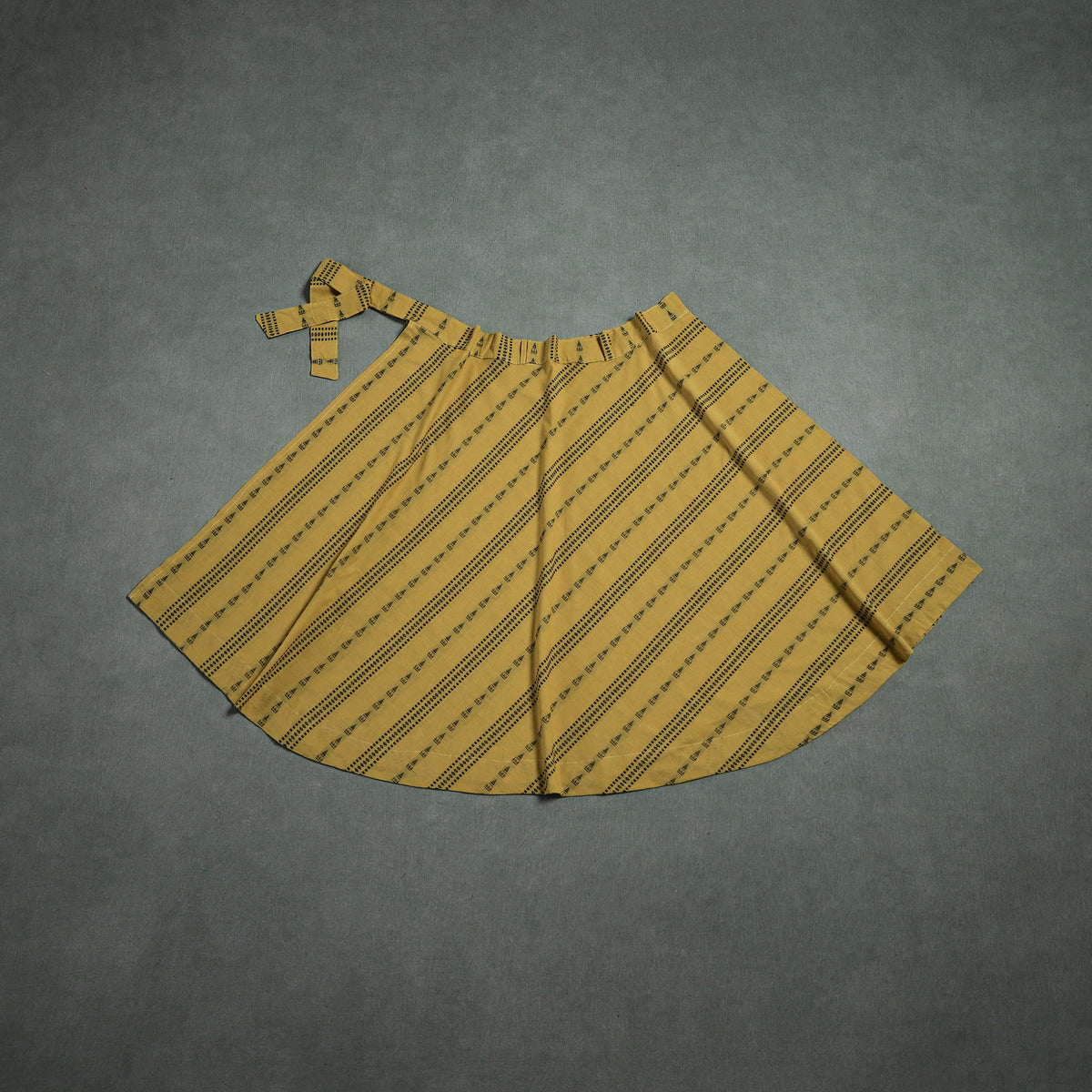 Jacquard Cotton Wrap Around Skirt 162