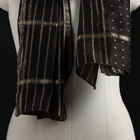 Akola Hand Block Print Chanderi Silk Handloom Stole 22