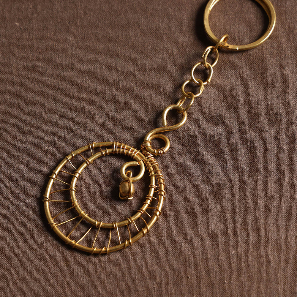 Brass Metal Handcrafted Dokra Keychain