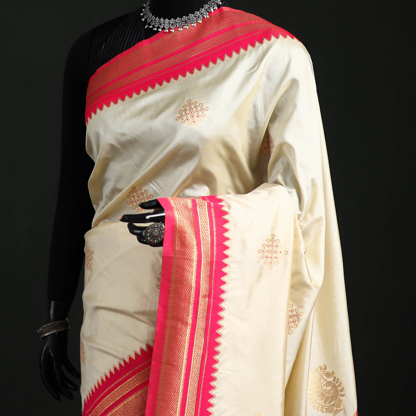 Bangalore Silk Zari Border Saree 24