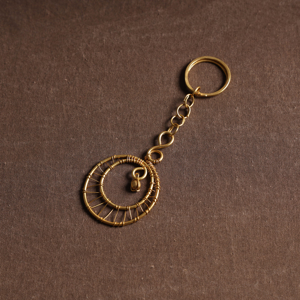 Brass Metal Handcrafted Dokra Keychain