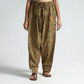 Buy Kalamkari Block Printed Cotton Elasticated Salwar 14 Online at iTokri.com