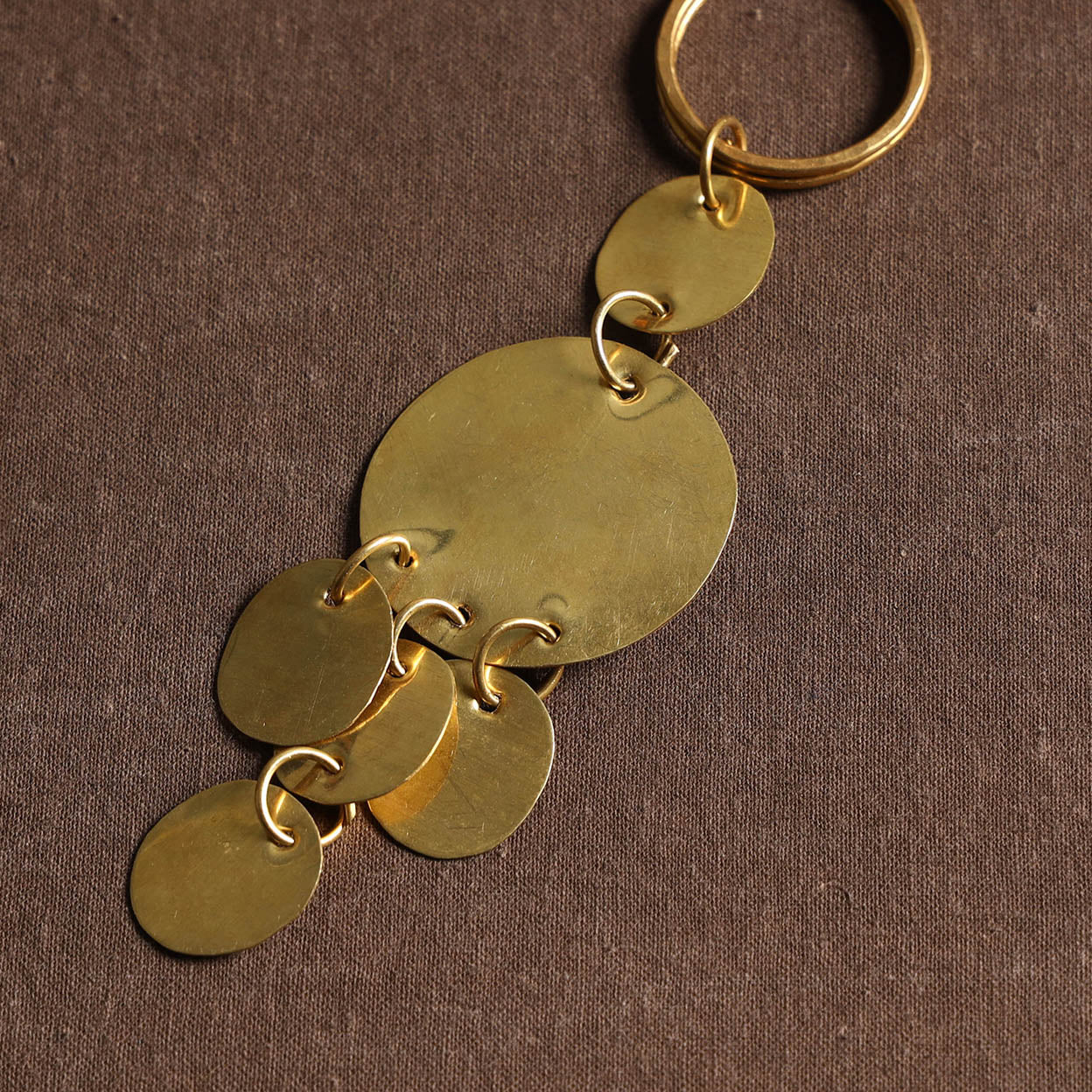 Brass Metal Handcrafted Dokra Keychain