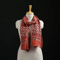 Akola Hand Block Print Chanderi Silk Handloom Stole 23