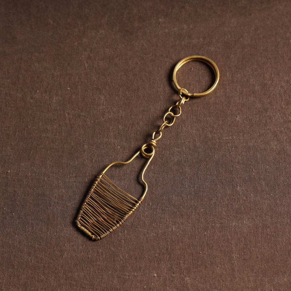 Brass Metal Handcrafted Dokra Keychain