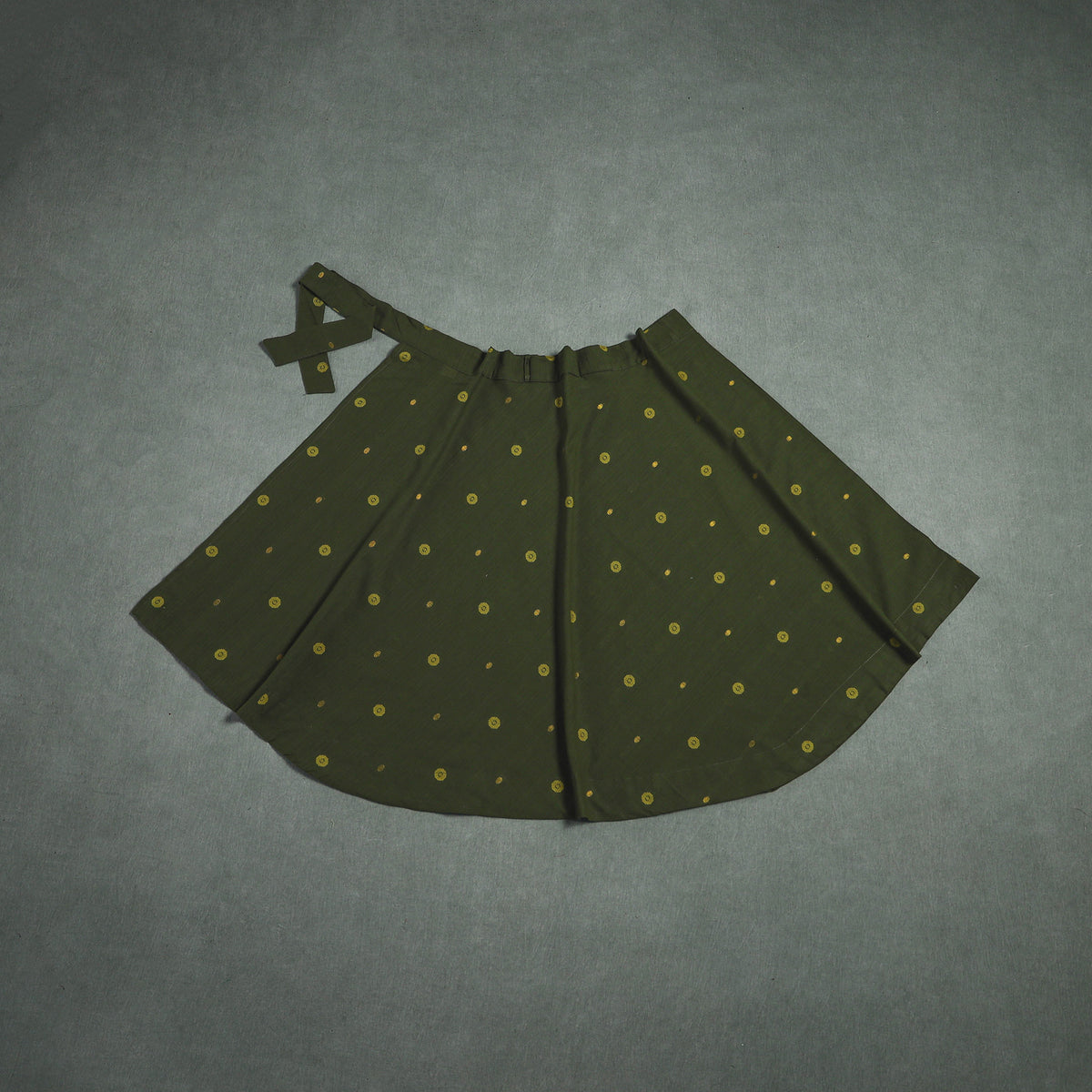 Jacquard Cotton Wrap Around Skirt 170