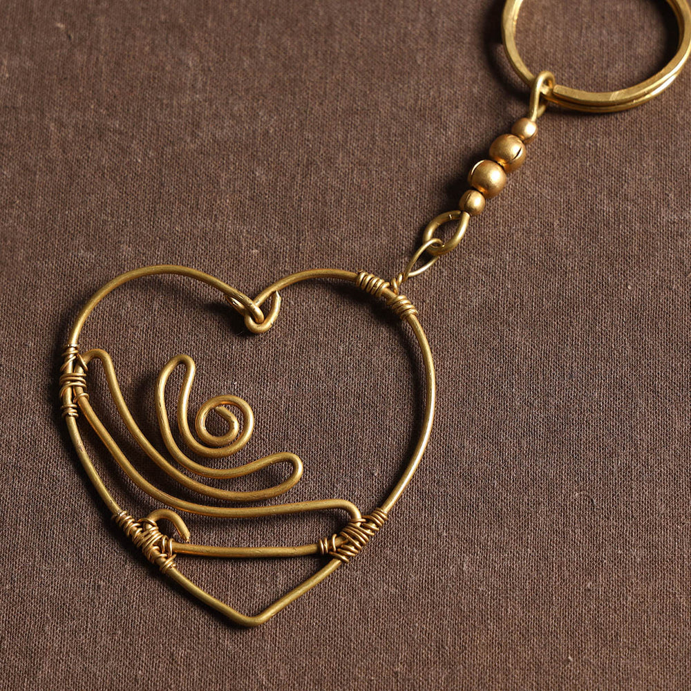 Brass Metal Handcrafted Dokra Keychain
