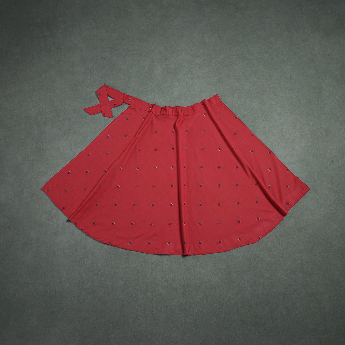 Jacquard Cotton Wrap Around Skirt 171