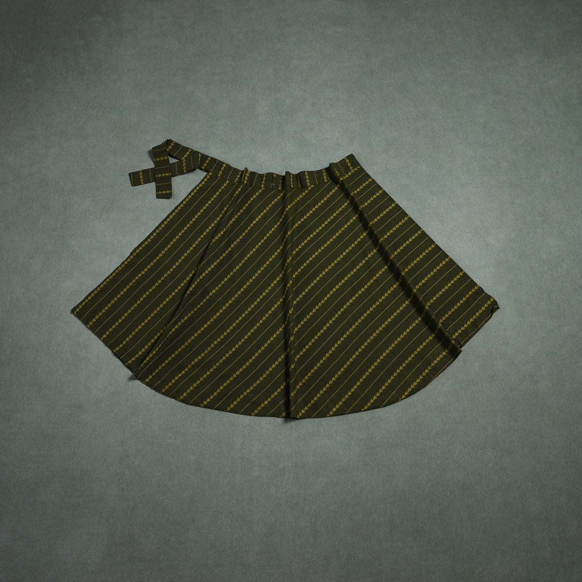 Jacquard Cotton Wrap Around Skirt 172