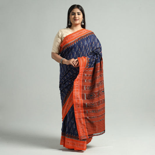 Sambalpuri Ikat Weave Handloom Cotton Saree 12