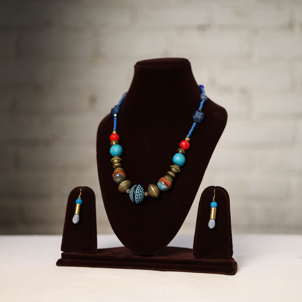 Handmade Beaded Necklace Set 231