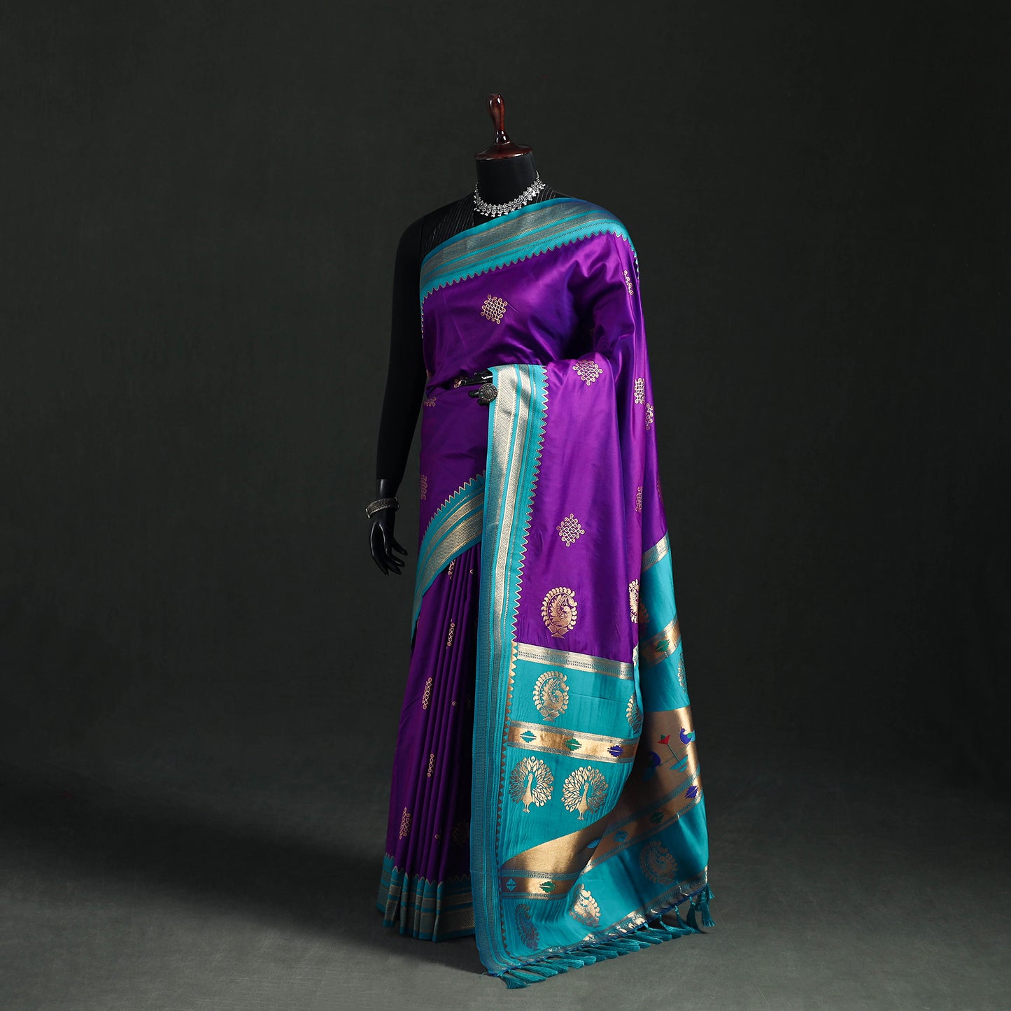 Bangalore Silk Zari Border Saree 26