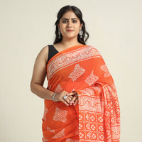 Batik Print Saree