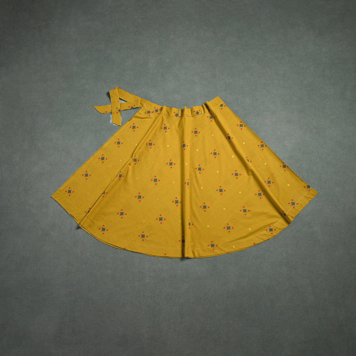 Jacquard Cotton Wrap Around Skirt 175