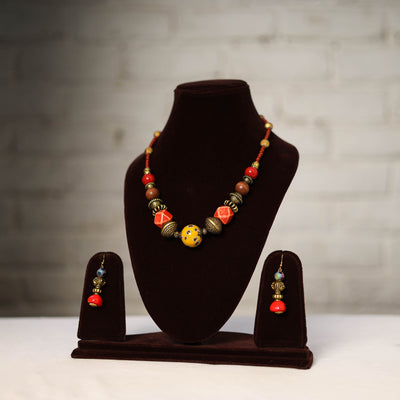 Handmade Beaded Necklace Set 233