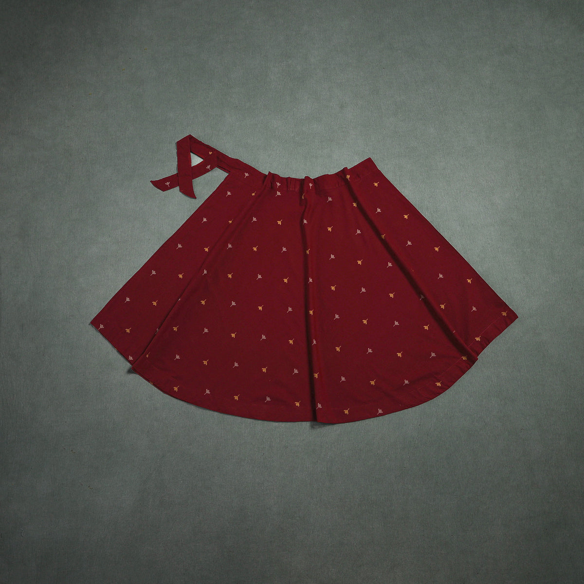 Jacquard Cotton Wrap Around Skirt 177