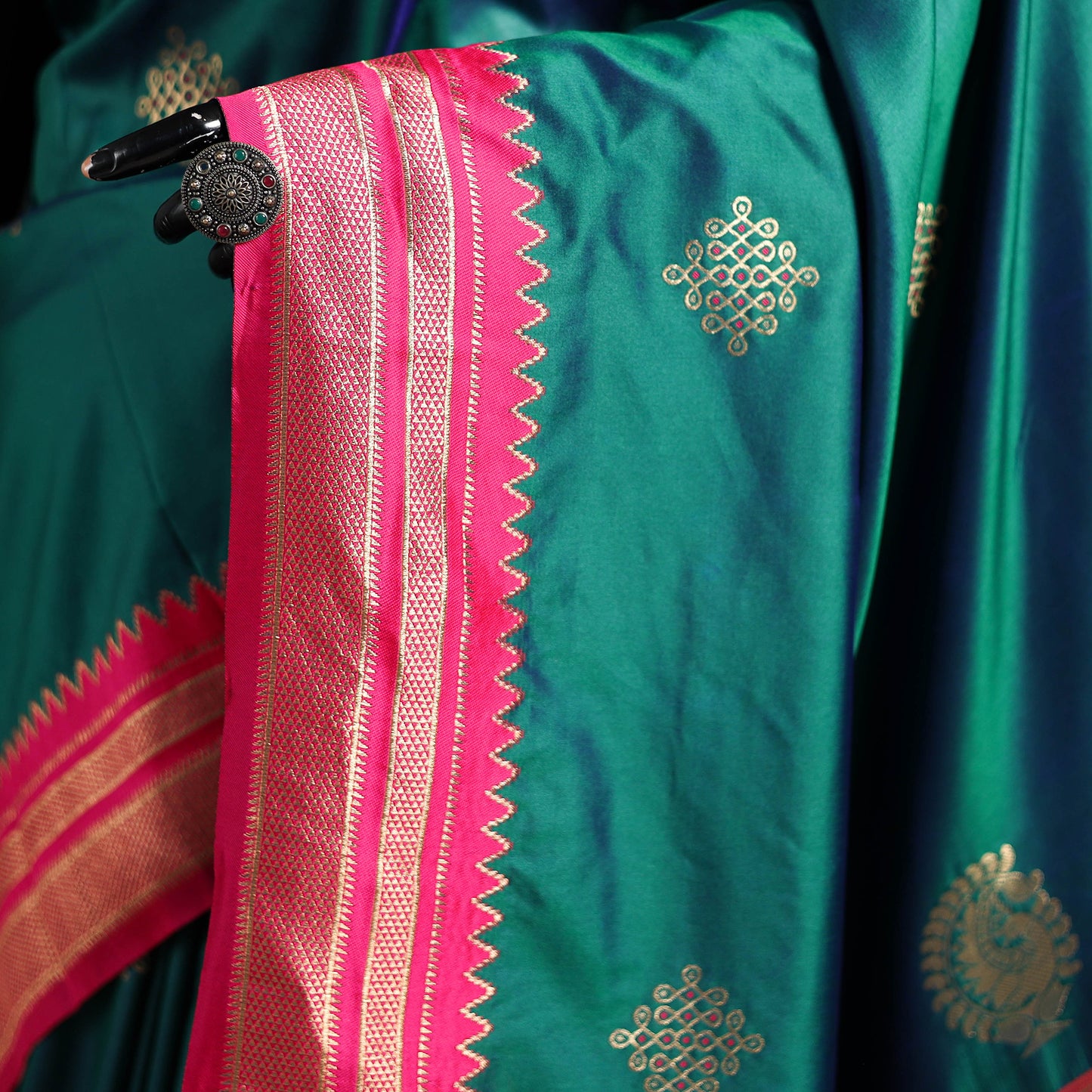 Bangalore Silk Zari Border Saree 28