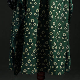 Akola Hand Block Print Natural Dyed Cotton Kaftan (Long) 01