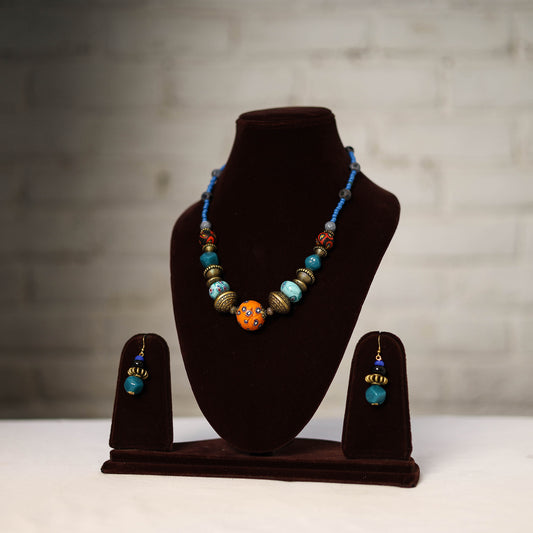 Handmade Beaded Necklace Set 243