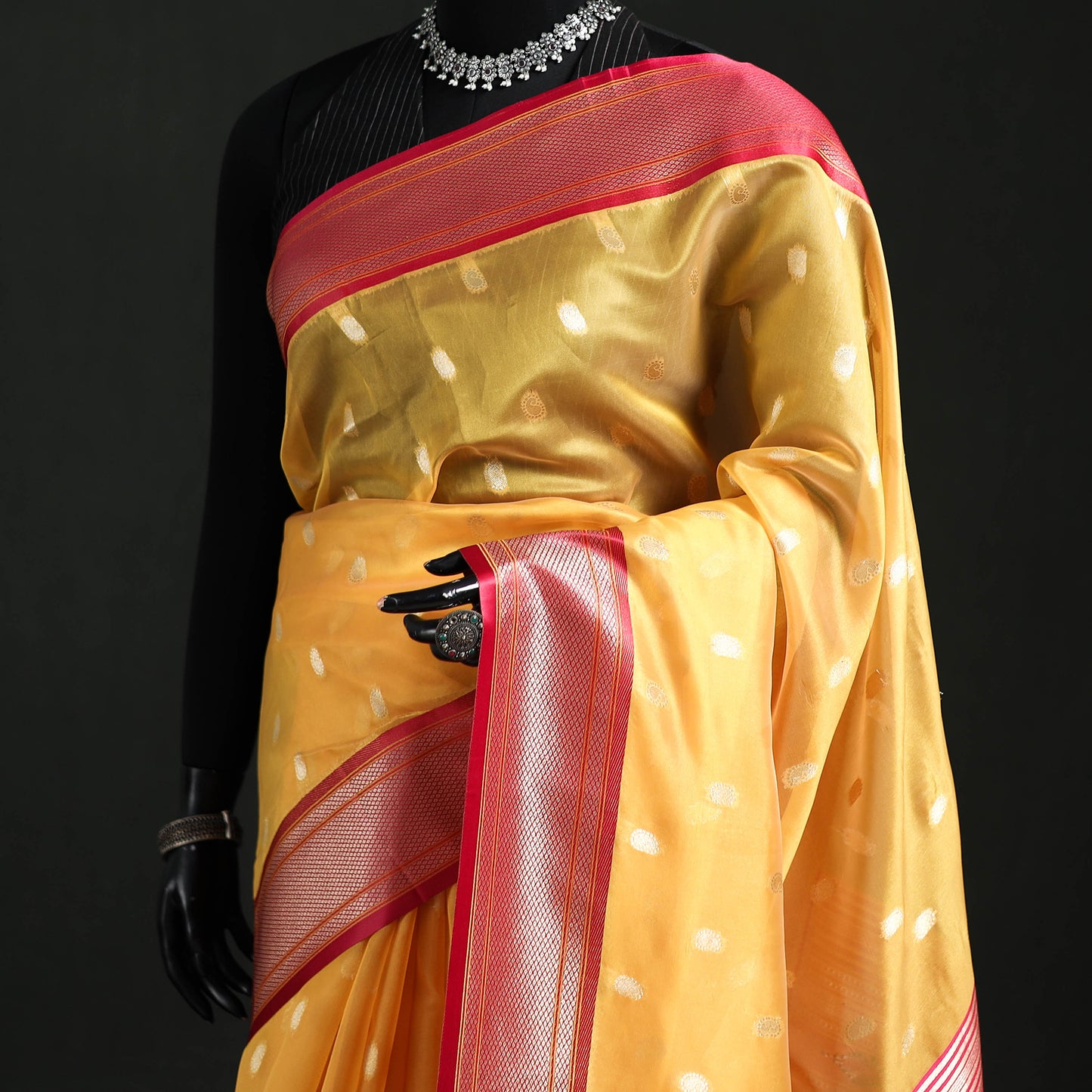 Bangalore Silk Zari Border Saree 32