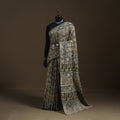 Pedana Hand Block Print Natural Dyed Cotton Kalamkari Saree 14