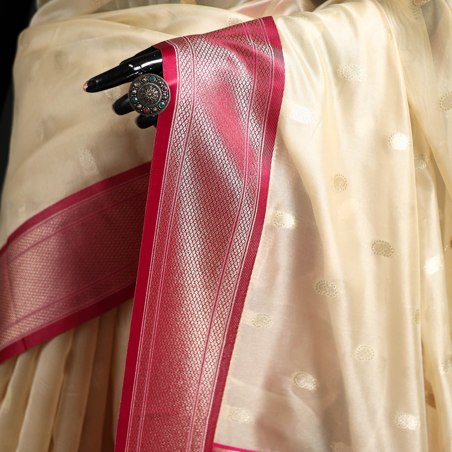 Bangalore Silk Zari Border Saree 33