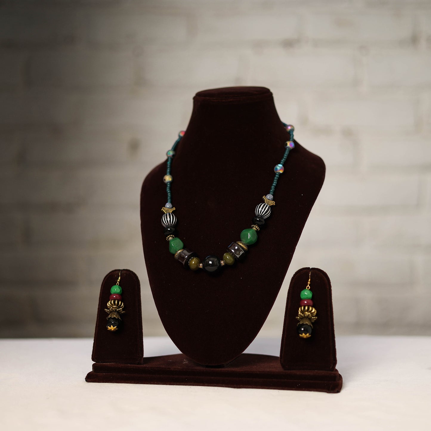 Handmade Beaded Necklace Set 266