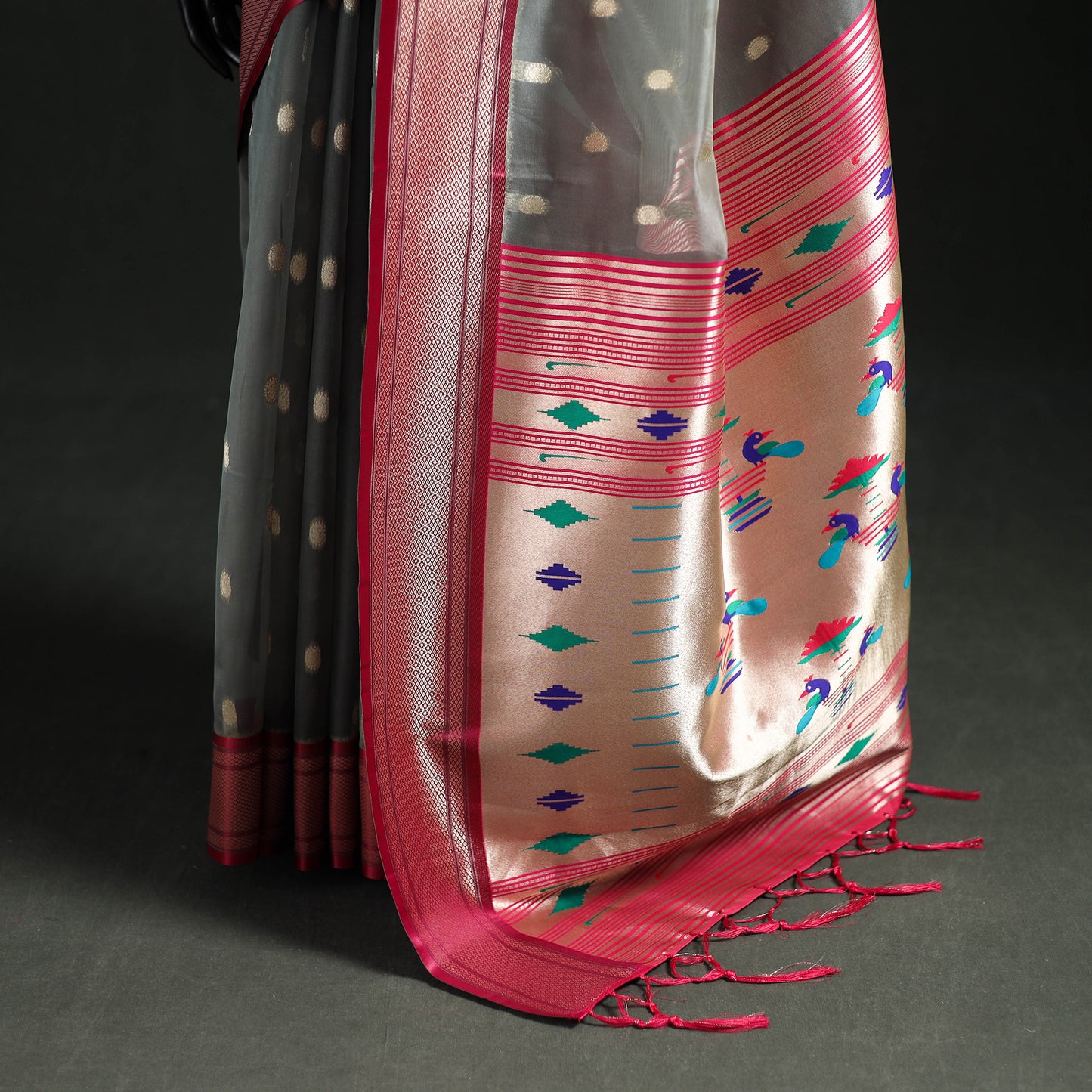 Bangalore Silk Zari Border Saree 34