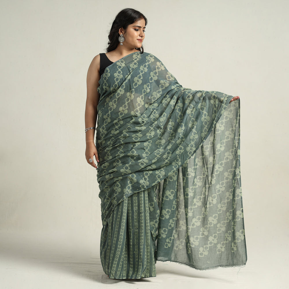 Batik Print Saree