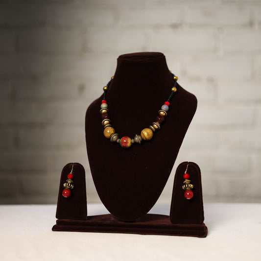 Handmade Beaded Necklace Set 274