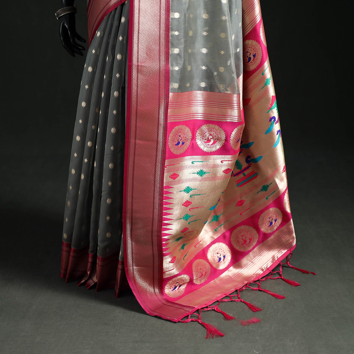 Bangalore Silk Zari Border Saree 35