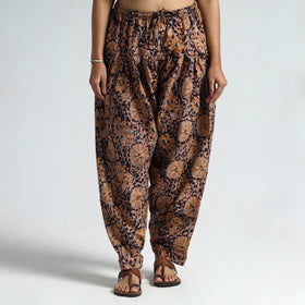 Buy Kalamkari Block Printed Cotton Elasticated Salwar 14 Online at iTokri.com