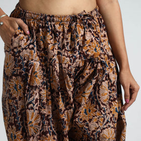 Buy Kalamkari Block Printed Cotton Elasticated Salwar 14 Online at iTokri.com