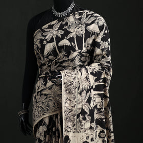 Cotton Saree in Kalamkari Print 02