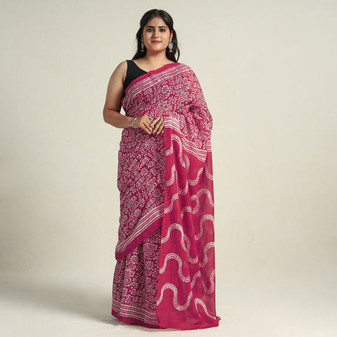 Batik Print Saree