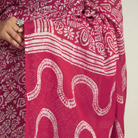 Batik Print Saree