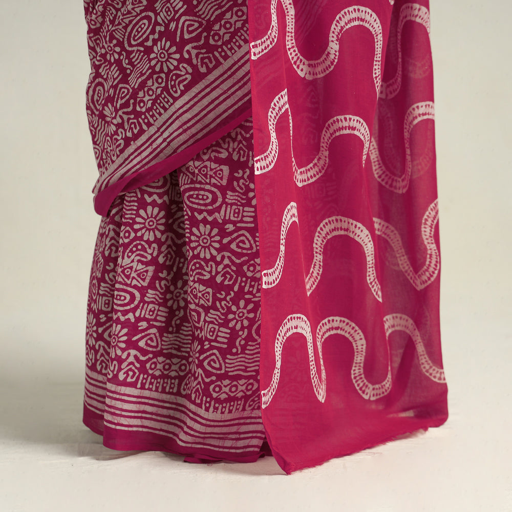 Batik Print Saree