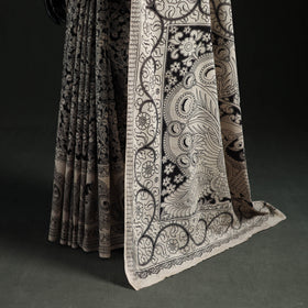Cotton Saree in Kalamkari Print 04