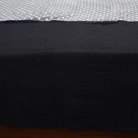  Plain Cotton Double Bedcover with Block Print Patchwork Online at iTokri.com