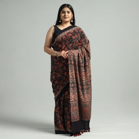 Ajrakh Saree 