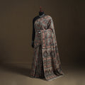 Pedana Hand Block Print Natural Dyed Cotton Kalamkari Saree 25
