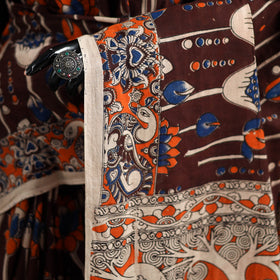 Cotton Saree in Kalamkari Print 06